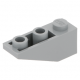 LEGO tetőelem fordított 25°-os (33) 3×1, világosszürke (4287)